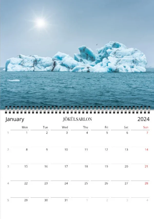 WALL CALENDAR - ICELAND 2025 Europe, Asia, Latin America and Oceania Edition - Image 7