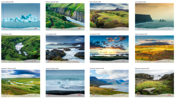 Island Wandkalender 2025 DE Edition - Magie des Nordens - Image 4